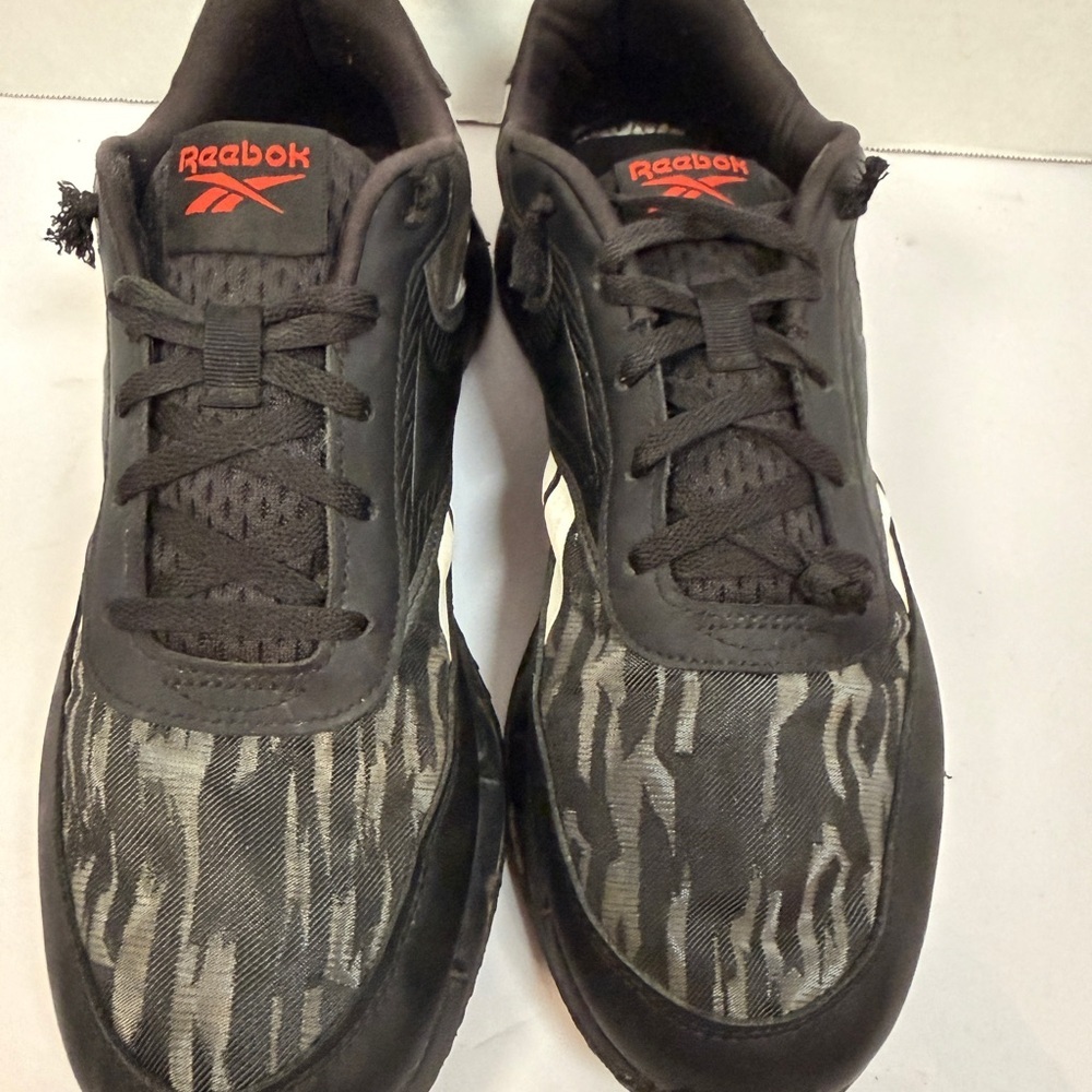 Reebok Men's Zig Dynamica Black/Red/White Camo, Running Shoes SIZE 12 - Picture 2 of 10